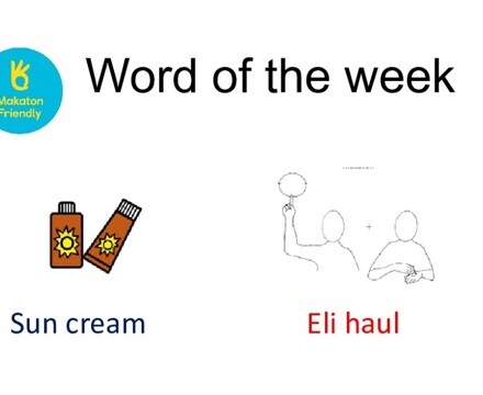 Word of the week sun cream